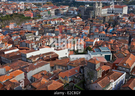 Portugal, Region Norte, Porto, Altstadt Weltkulturerbe der UNESCO, Se Kathedrale im Hintergrund Stockfoto