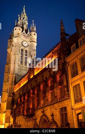 Frankreich, Nord, Douai, dem Glockenturm, von der UNESCO als Welterbe gelistet Stockfoto
