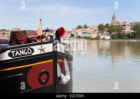 Frankreich, Aude, Castelnaudary, Great Basin auf dem Canal du Midi als Weltkulturerbe der UNESCO aufgeführt Stockfoto