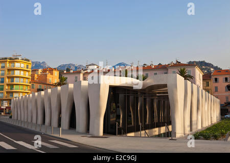 Frankreich, Alpes Maritimes, Menton, Jean-Cocteau-Museum Baujahr 2008 vom Architekten Rudy Ricciotti Stockfoto