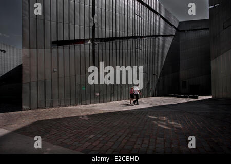 Deutschland, Berlin, Bezirk Kreuzberg, Judisches Museum (Jüdisches Museum) von dem Architekten Daniel Libeskind Stockfoto