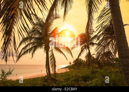 Bahamas, Eleuthera Island Lighthouse Bay Stockfoto