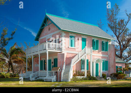 Bahamas, Eleuthera Insel des Governors Harbour (zentrale Eleuthera), Bibliothek Stockfoto