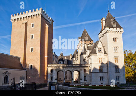 Frankreich, Pyrenäen Atlantiques, Bearn, Pau, Chateau de Pau, Burg aus dem 14. Jahrhundert, König Henry IV Geburtsort Stockfoto