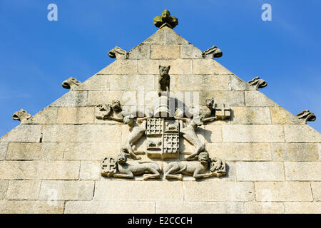 Frankreich, Côtes d ' Armor, Mur de Bretagne, der Kirche Stockfoto