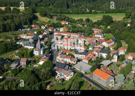 Frankreich, Puy de Dome, natürlichen regionalen Park von Volcan d ' Auvergne, Laschamp (Luftbild) Stockfoto