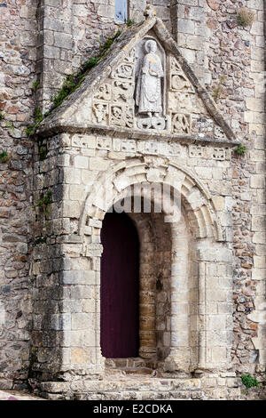 Frankreich, Vendee, Brem Sur Mer, Saint Nicolas Kirche 11. Jahrhundert Stockfoto