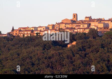 Frankreich, Var, Gassin, gekennzeichnet die schönsten Dörfer Frankreichs, das hochgelegene Dorf Stockfoto