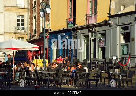 Frankreich, Ille et Vilaine, Rennes, Place des Lices Stockfoto