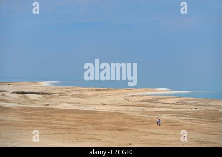 Israel, Südrussland, Ein Gedi Strand am Toten Meer Stockfoto