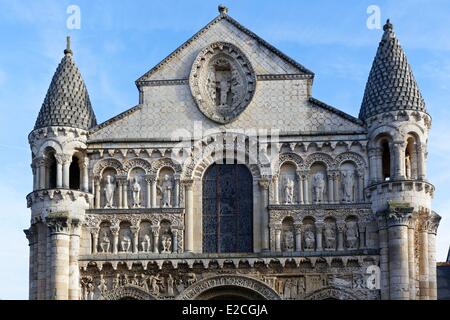 Frankreich, Vienne, Poitiers, romanische Kirche Notre-Dame la Grande Kirche Stockfoto