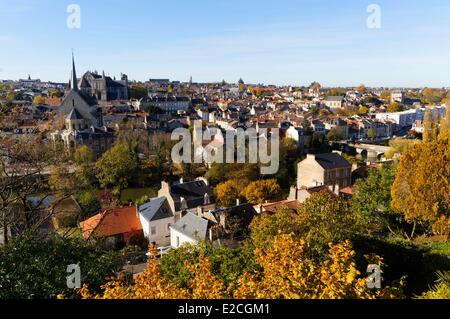 Frankreich, Vienne, Poitiers, Kirche, Saint-Pierre-Kathedrale Sainte Radegonde Stockfoto