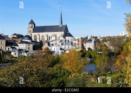 Frankreich, Vienne, Poitiers, Sainte Radegonde Kirche Stockfoto