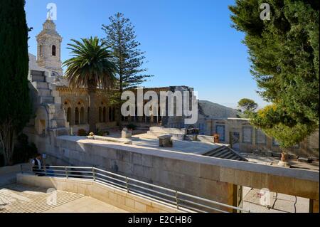 Israel, Jerusalem, die Heilige Stadt, die Kirche von Pater Noster (Sancturay die Eleona) auf dem Ölberg, es ist eines der vier französischen Gebiete in Jerusalem Stockfoto