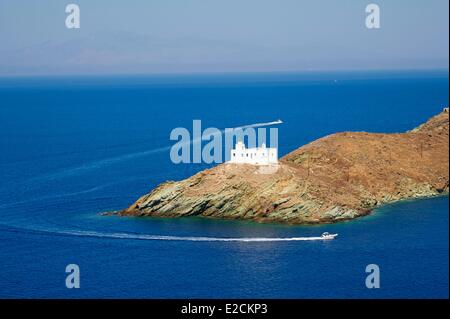 Griechenland-Kykladen-Kea Insel Agios Nikolaos Korissia bay Stockfoto