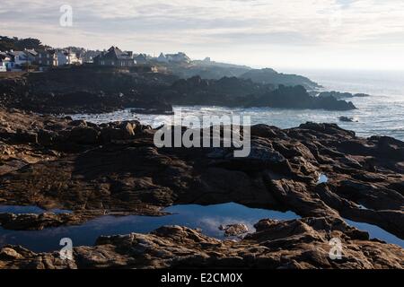 Frankreich-Loire-Atlantique-Batz Sur Mer die wilde Küste Stockfoto