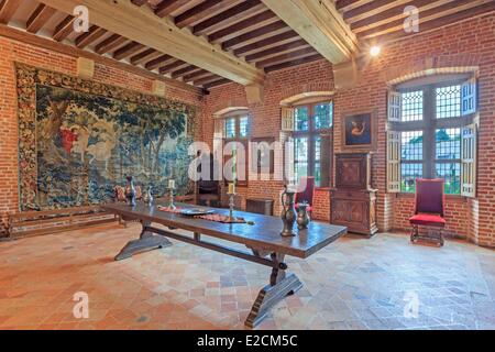 Frankreich-Indre et Loire Loiretal Weltkulturerbe von UNESCO Amboise Clos Luce Castle Leonardo Da Vincis letztes Haus Stockfoto