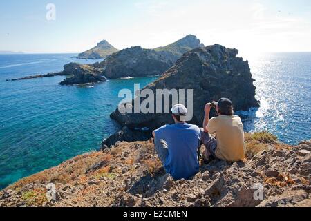 Algerien Habibas Inseln Archipel Beobachter Stockfoto