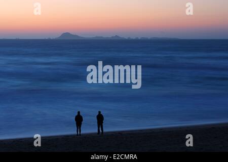 Algerien Habibas Inseln Blick auf die Mittelmeerküste Stockfoto