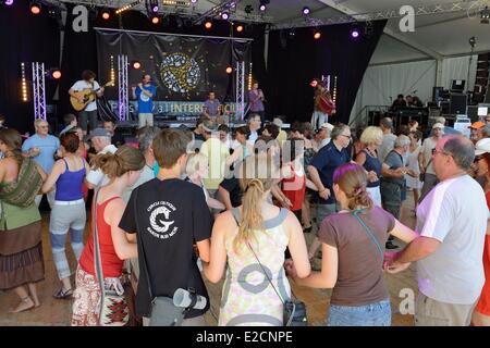 Frankreich Morbihan Lorient Festival Interceltique de Lorient (FIL) 2012 Celtic Music Festival findet jedes Jahr statt Stockfoto