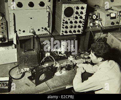 Das Convair/General Dynamics-Werk in San Diego war eine wichtige Produktionsstätte für militärische und zivile Flugzeuge. Das Werk spielte von den 1950er bis in die 1970er Jahre eine wichtige Rolle in der US-amerikanischen Luft- und Raumfahrtindustrie Stockfoto