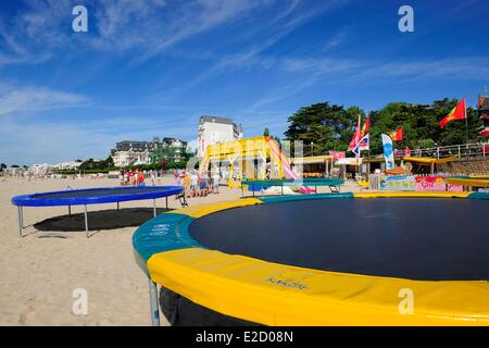 Frankreich Loire Atlantique La Baule am Strand Stockfoto