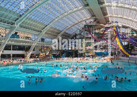 Kanada Alberta Edmonton West Edmonton Mall die größte shopping mall in Kanada World Waterpark größten indoor-Wasserpark in der Stockfoto