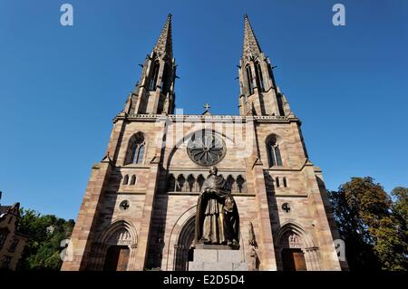 Frankreich-Bas-Rhin-Obernai-Saint-Pierre und Paul Kirche Stockfoto