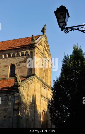 Frankreich-Bas-Rhin-Rosheim Dorf St-Pierre und Paul Kirche Stockfoto