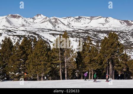 Frankreich-Pyrenäen-Orientales Skiort Font Romeu Pyrenäen 2000 Stockfoto