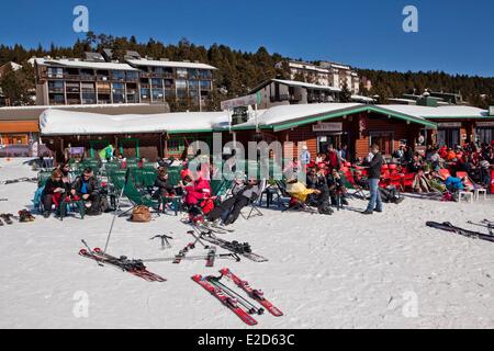 Frankreich-Pyrenäen-Orientales Skiort Font Romeu Pyrenäen 2000 Stockfoto