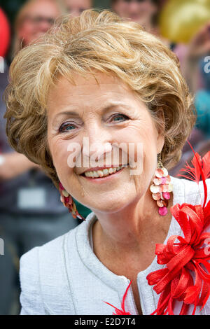 Den Haag, Niederlande. 17. Juni 2014. Prinzessin Margriet der Niederlande öffnet die Sophia-Sanierung Gebäude in den Haag, Niederlande, 17. Juni 2014. Der Neubau wurde speziell für Patienten in der Rehabilitation in einer weniger klinische Weise. © Dpa picture-Alliance/Alamy Live News Stockfoto