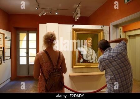 Frankreich Corse du Sud Ajaccio Bonaparte House Museum in das Geburtshaus von Napoleon Bonaparte Stockfoto