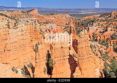 Vereinigten Staaten Colorado Plateau Bryce Canyon National Park in Utah Blick vom Fairyland Point Stockfoto