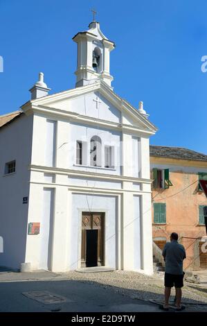 Frankreich, Haute Corse, Corte, Heilig Kreuz Kapelle (Sainte-Croix) Stockfoto