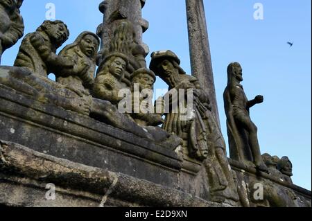 Frankreich Finistere Saint Thegonnec dem Kalvarienberg in der Pfarrei schließen (Enclos Paroissial) Stockfoto