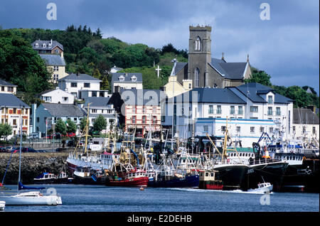 Irland County Conegal Killybegs Fischereihafen Stockfoto