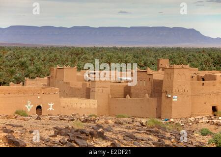 Marokko, hoher Atlas, Draa-Tal, Tissergate kasbah Stockfoto