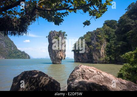 Thailand Phuket Provinz Phang Nga Bay Koh Tapu James Bond Island Stockfoto