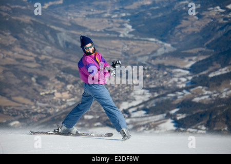 Skifahrer Stockfoto