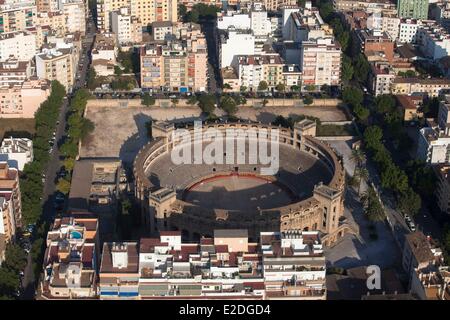 Spanien, Balearen, Mallorca, Palma De Mallorca, Arena (Luftbild) Stockfoto