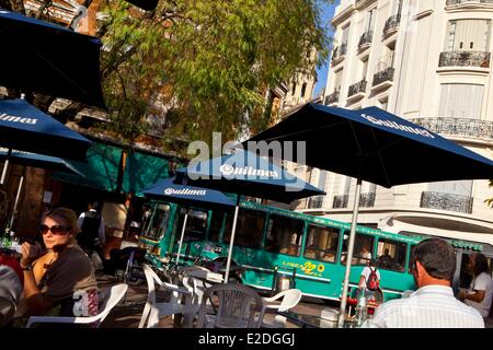 Argentinien Buenos Aires Atmosphäre im Dorrego Cafe am Plaza Dorrego in San Telmo-Bereich Stockfoto