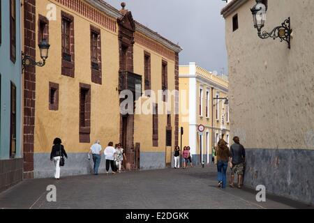 Spanien, Kanarische Inseln, Teneriffa, San Cristobal De La Laguna, Weltkulturerbe der UNESCO Stockfoto