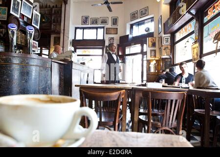 Argentinien Buenos Aires innere Dorrego Cafe auf der Plaza Dorrego in San Telmo-Bereich Stockfoto