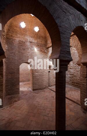 Spanien, Andalusien, Granada, Alhambra Nasriden Palast, als Weltkulturerbe der UNESCO, maurische Bad aufgeführt Stockfoto