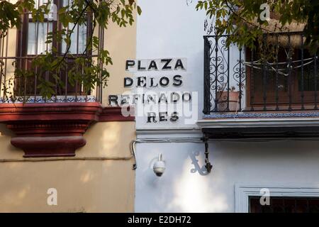 Spanien, Andalusien, Sevilla, Barrio Santa Cruz (Viertel Santa Cruz), Plaza de Los Refinadores Stockfoto