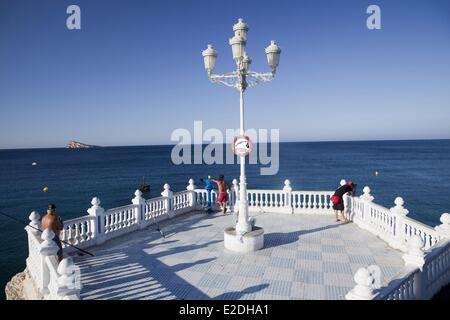 Spanien, Valencia Community, Costa Blanca, Benidorm, Balcon del Mediterraneo Stockfoto