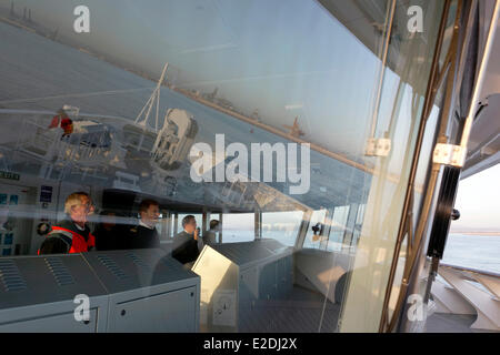 Austral Spanien Kreuzfahrt-Yacht Compagnie du Ponant die Brücke Stockfoto