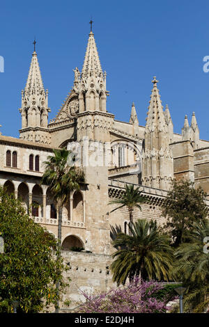 Spanien Balearen Mallorca Palma de Mallorca-Kathedrale La Seu Stockfoto