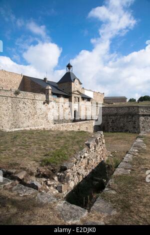 Frankreich Pyrenäen Orientales Capcir Region verstärkte Stadt von Mont Louis erstellt von Vauban als Weltkulturerbe der UNESCO gelistet Stockfoto